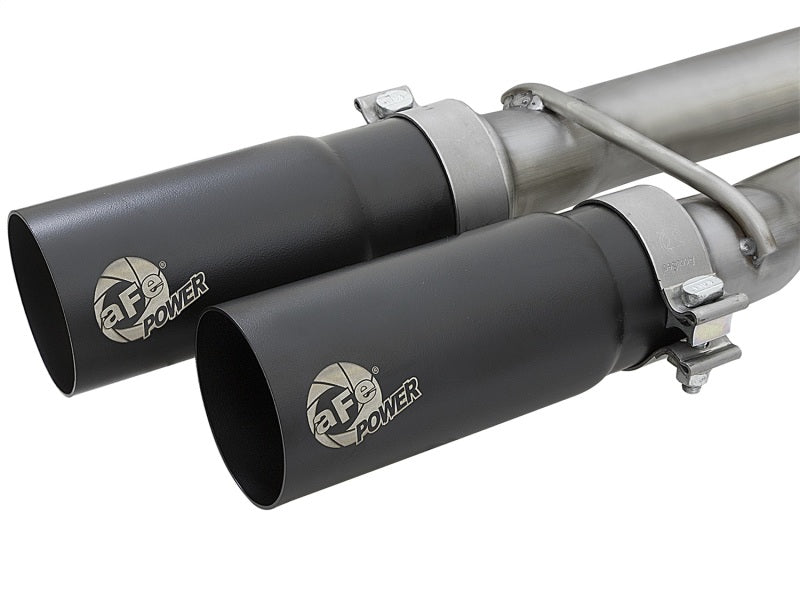 aFe 49-46126-B POWER Rebel Series 2-1/2in 409 SS Cat Back Exhaust w/ Black Tips 16-17 Nissan Titan V8 5.6L