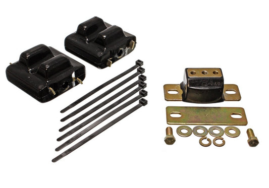 Energy Suspension 3.1128G 87-91 Suburban C10-C30 2WD Black Motor & Transmission Mounts-Zinc Finish