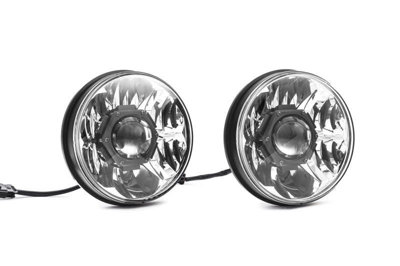 KC HiLiTES 42341 07-18 Jeep JK (Not for Rubicon/Sahara) 7in. Gravity LED Pro DOT Headlight (Pair Pack Sys)