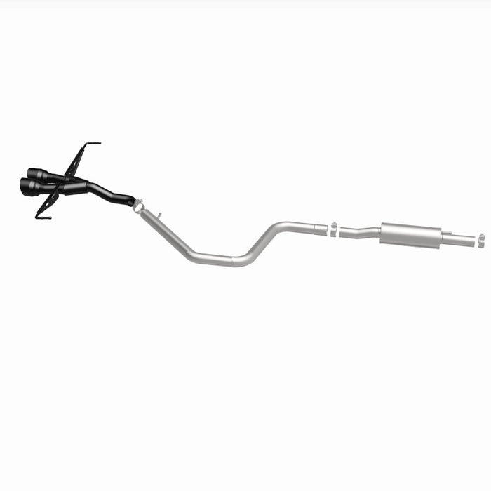 Magnaflow 19455 MagnaFlow 2019 Hyundai Veloster 1.6L 2.5in Center Exit Stainless Steel Cat-Back Exhaust w/Blk Tips