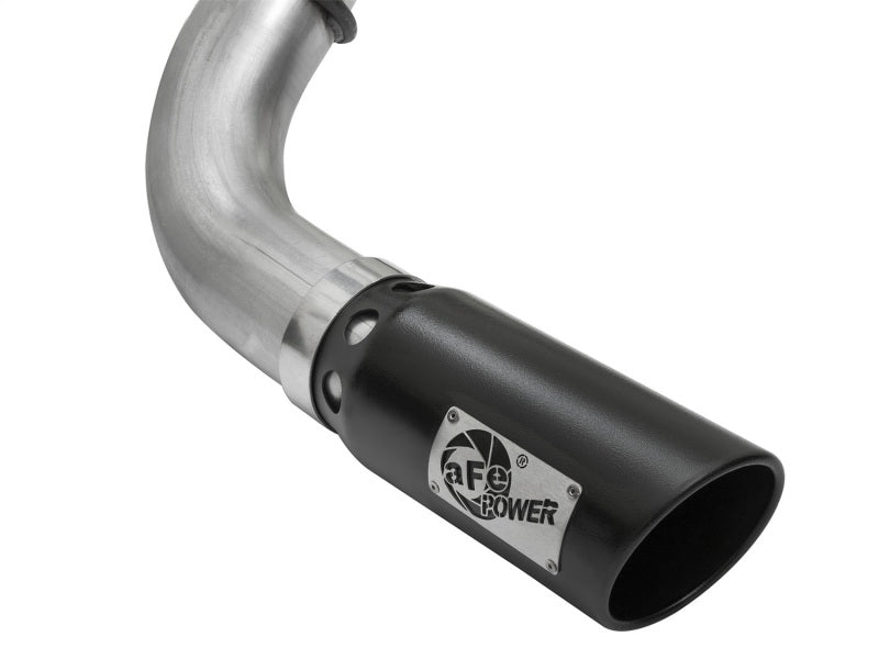 aFe 49-46113-B LARGE Bore HD DPF-Back SS Exhaust w/ Black Tip 2016 Nissan Titan XD V8-5.0L (td)
