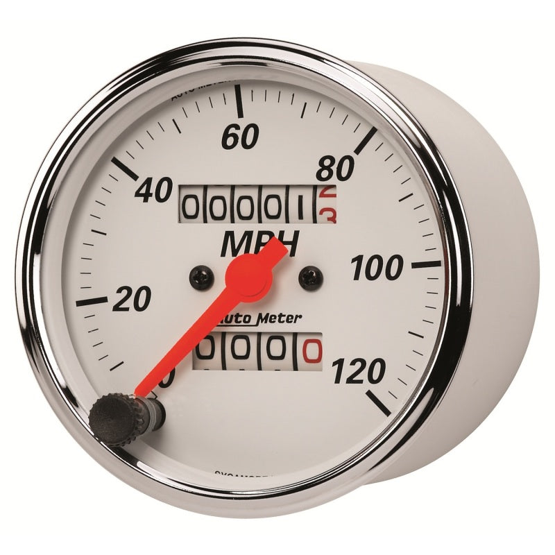 Autometer ATM1396 3-1/8in A/W Speedometer 120MPH