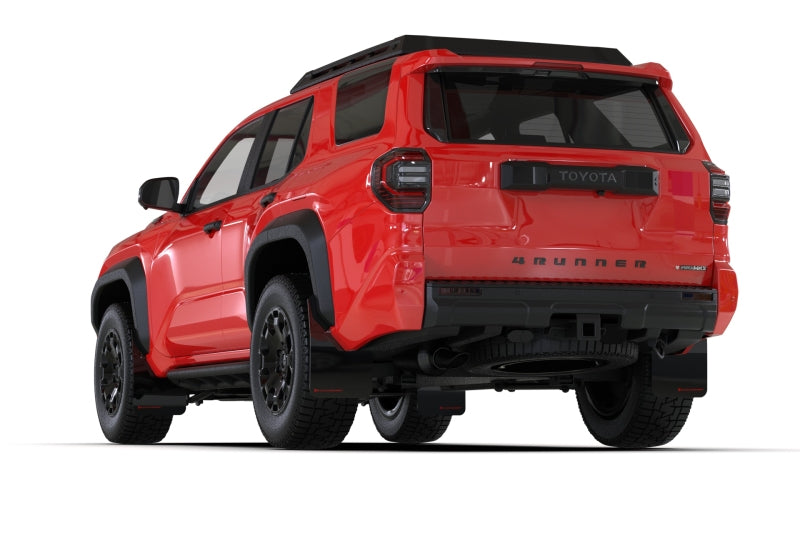 Rally Armor MF148-UR-BLK-MBK 2025+ Toyota 4Runner Black UR Mud Flap w/ Metallic Black Logo