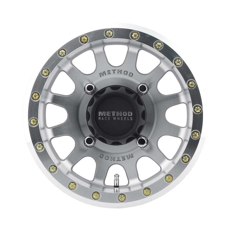 Method Wheels MR40157046343B Method MR401 UTV Beadlock 15x7 / 4+3/13mm Offset / 4x156 / 132mm CB Machined - Raw Wheel