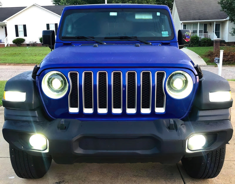 ORACLE Lighting 5839-504-PAU Oracle Jeep Wrangler JL Oculus Bi-LED Projector Headlights- Graphite Metallic - 5500K