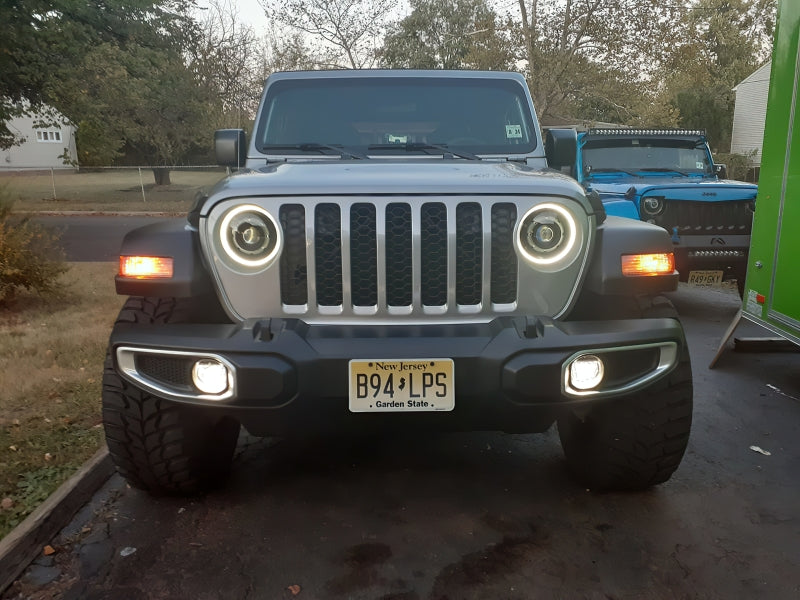 ORACLE Lighting 5839-504 Oracle Oculus Bi-LED Projector Headlights for Jeep JL/Gladiator JT - Matte Blk - 5500K