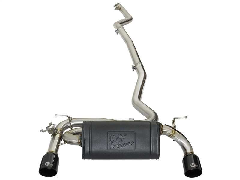aFe 49-36334-B MACHForce XP Exhausts Cat-Back SS 16-17 BMW 340i/iX 440i/iX (F3X) L6-3.0L (B58) w/Black Tips