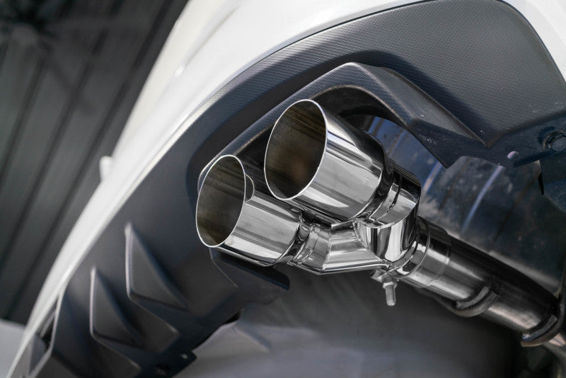 MBRP S48013CF 15-19 Subaru WRX 2.0L/STI 2.5L 2.5in Dual Split Rear Exit w/ 3.5in CF Tips - T304