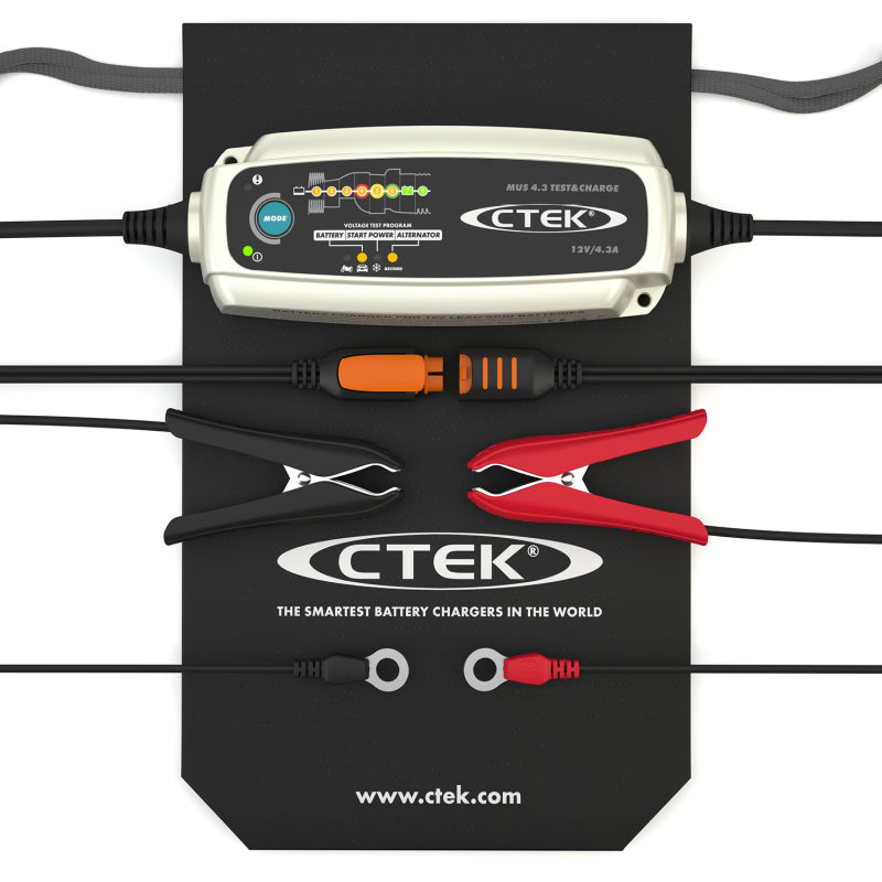 CTEK 56-959 Battery Charger - MUS 4.3 Test & Charge - 12V