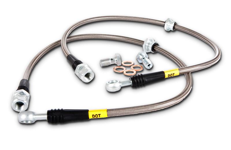 Stoptech 950.62508 StopTech 06-09 Chevy Trailblazer Stainless Steel Rear Brake Lines
