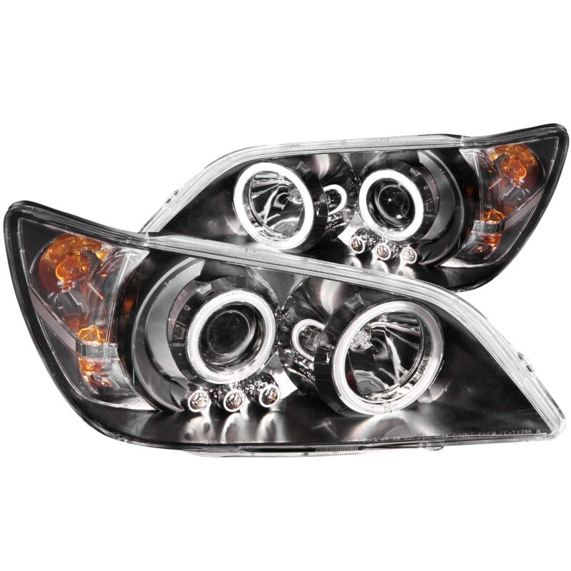ANZO 121199 2001-2005 Lexus Is300 Projector Headlights w/ Halo Black