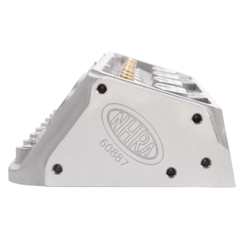 Edelbrock EDE60887 SBC NHRA Legal Cylinder Head 64cc S/P Bare