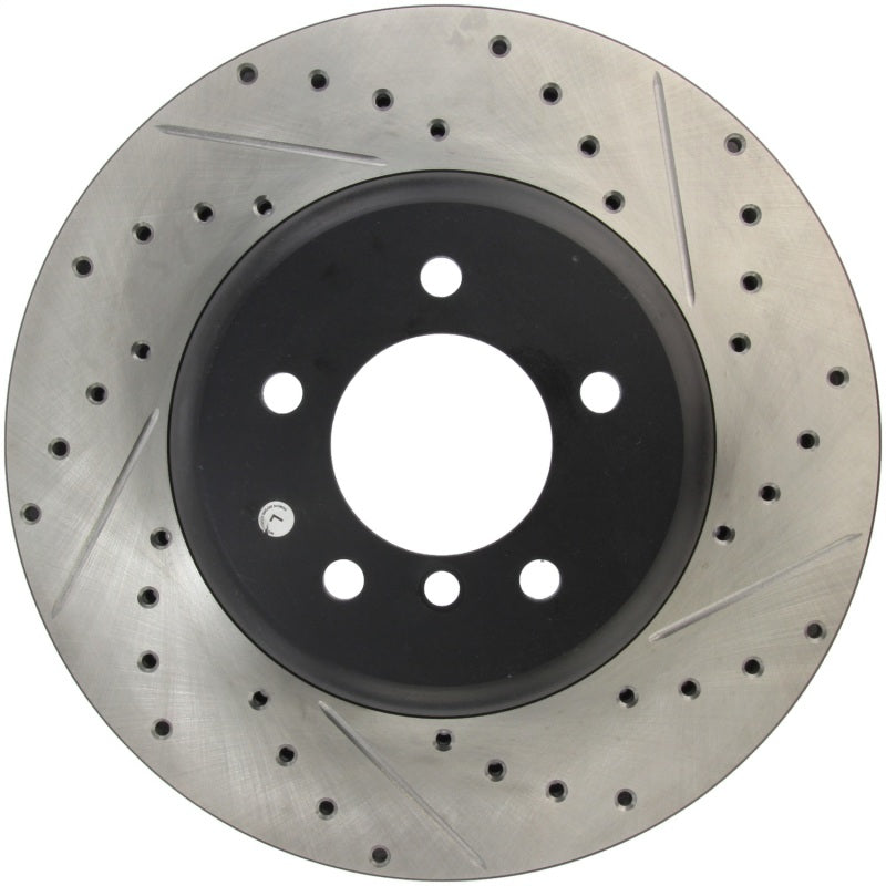 Stoptech 127.34071L StopTech 08-09 BMW 535 Series / 04-09 545i/550i/645Ci/650i Slotted & Drilled Left Front Rotor