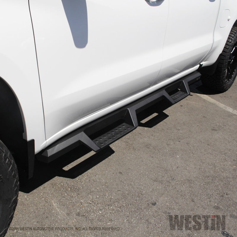 Westin 56-14135 2019 Chevrolet Silverado / GMC Sierra 1500 Crew Cab Drop Nerf Step Bars - Textured Black