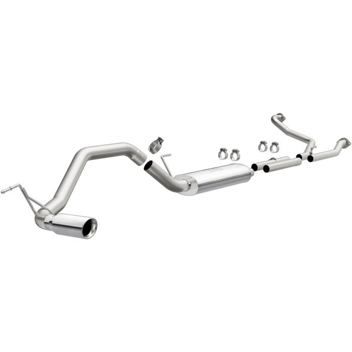 Magnaflow 19421 MagnaFlow CatBack 07-15 Nissan Titan V8 LGAS/LFLEX Single MF Polished Stainless Exhaust