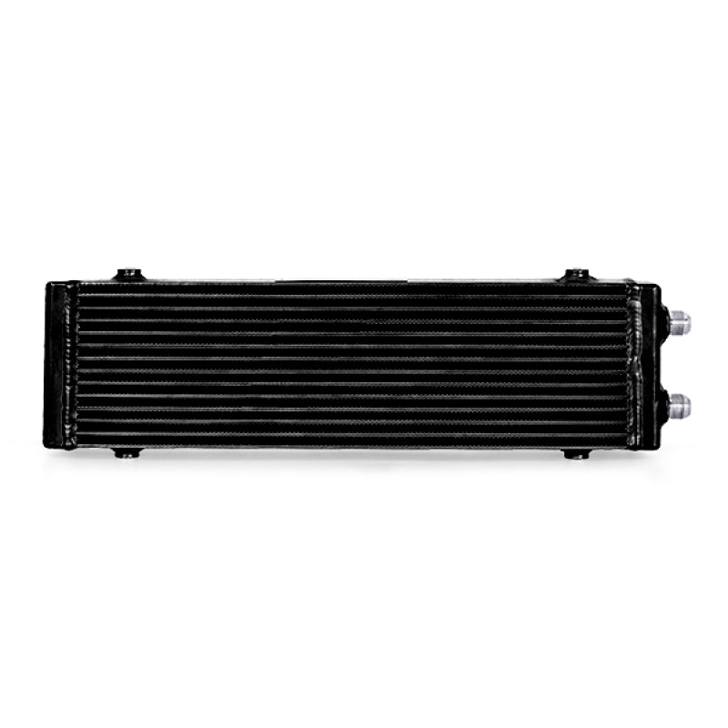 Mishimoto MMOC-DP-LBK Universal Large Bar and Plate Dual Pass Black Oil Cooler