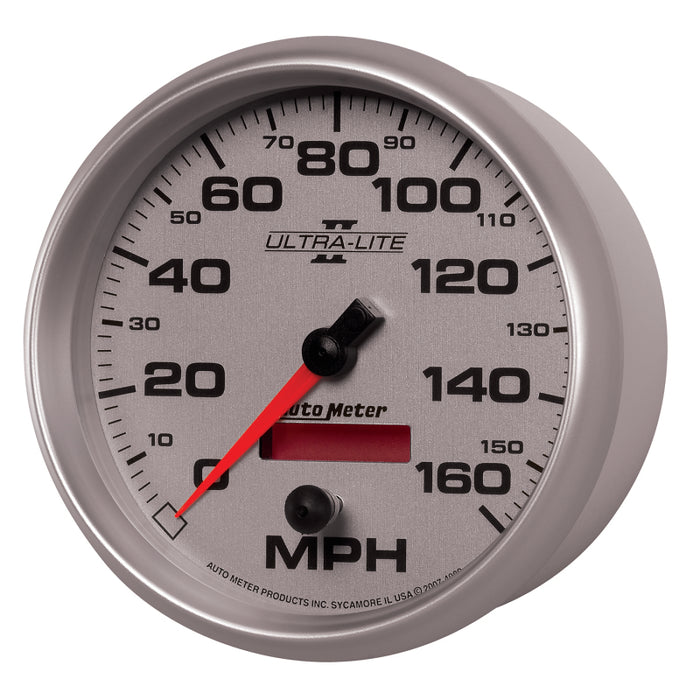 AutoMeter 4989 Autometer Ultra-Lite II 5 Inch 160 MPH FSE Programmable Speedometer