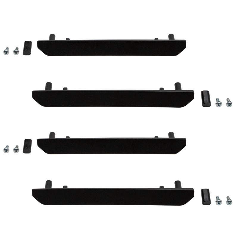 Wehrli WCF100393 2020+ GMC 2500/3500HD Fender Flare Marker Light Delete Kit w/o Logo - Fine Texture Black