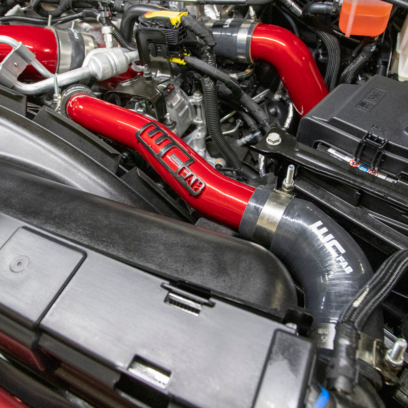 Wehrli WCF100541-GW 2020-2024 Chevrolet 6.6L L5P Duramax Upper Coolant Pipe - Gloss White