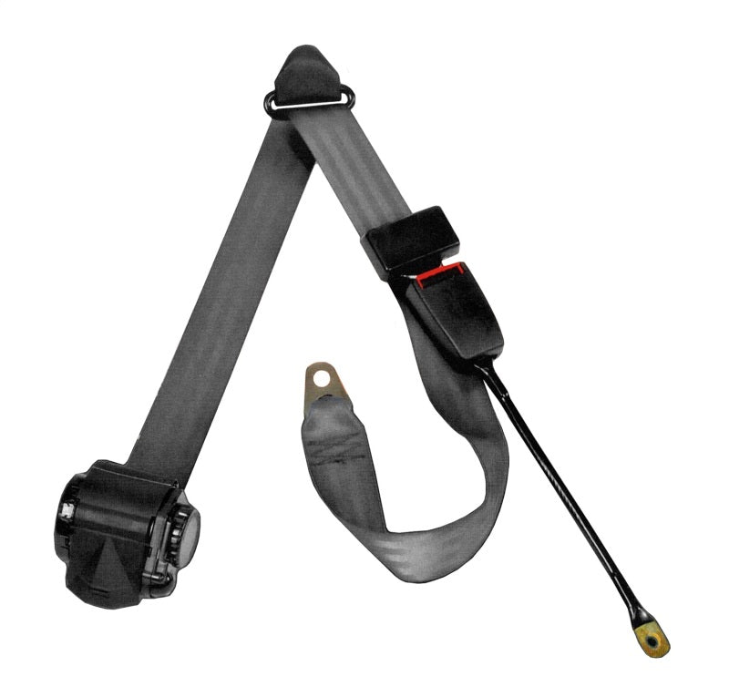 OMIX 13202.11 Omix Off Road Seat Belt Black 92-95 Wrangler YJ