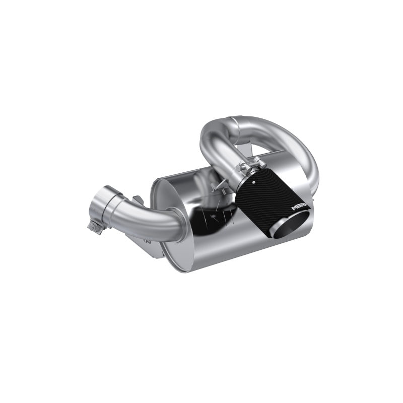 MBRP AT-9215PT 21-22 Can-Am Commander 1000R Slip On Exhaust Center Exit - Performance Series