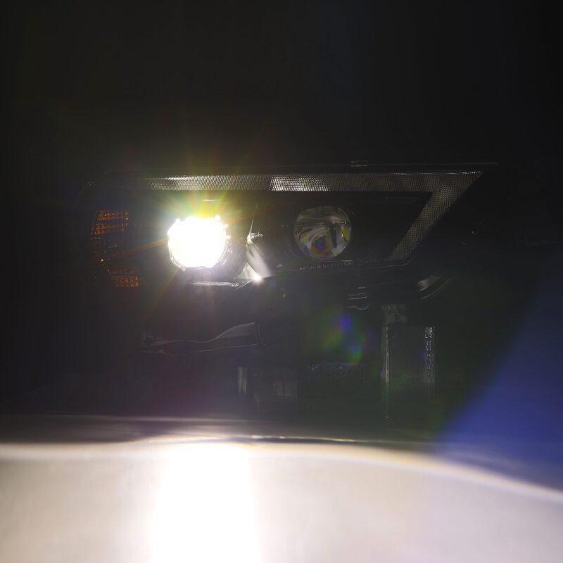 AlphaRex 880849 14-20 Toyota 4Runner LUXX LED Proj Headlights Black w/Activ Light/Seq Signal/DRL