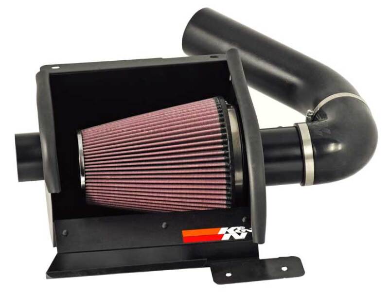 K&N Engineering 77-2570KTK K&N 97-08 Ford E350/#450 Econoline V10-6.8L Black High Flow Performance Kit