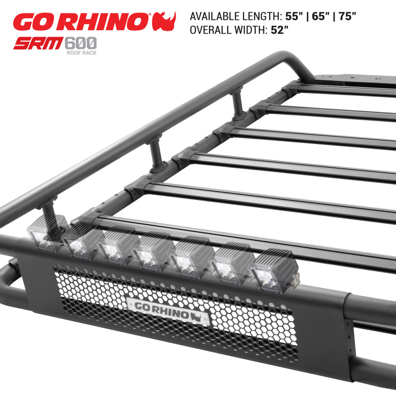 Go Rhino 5936065T Universal 65in SRM 600 Basket Style Rack - Textured black