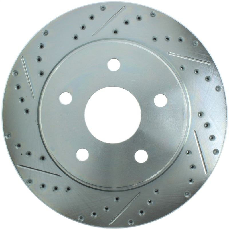 Stoptech 227.67053R StopTech Select Sport 04-09 Dodge Durango / 02-05 RAM 1500 Slotted and Drilled Right Front Rotor