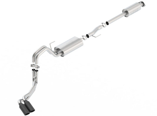 Borla 140618BC 15-17 F-150 2.7L/ 3.5L EcoBoost/ 5.0L V8 4in. Tip Side Exit S-type Exhaust Black Chrome