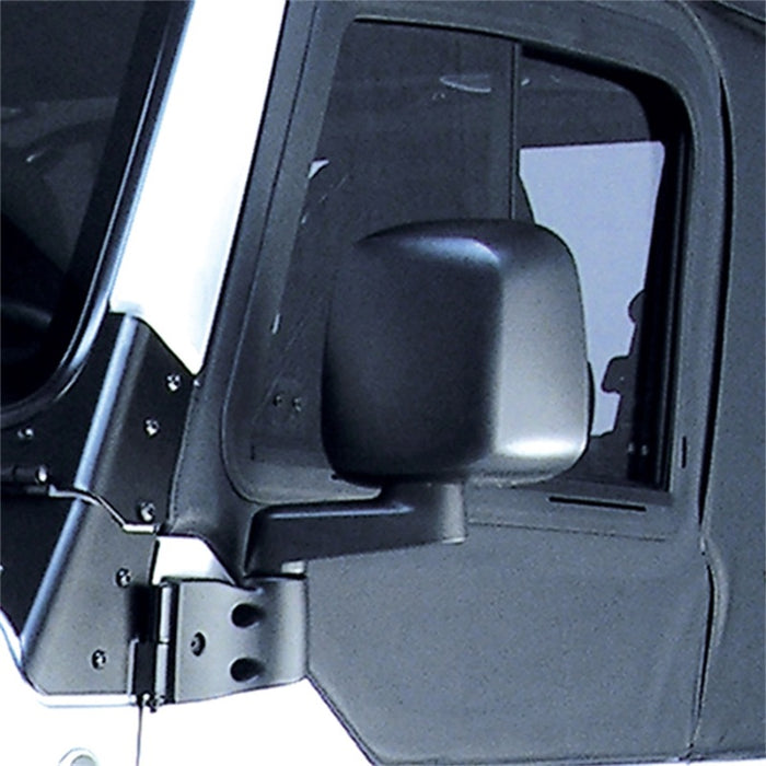 OMIX 11002.11 Omix Door Mirror Black Left- 87-06 Jeep Wrangler