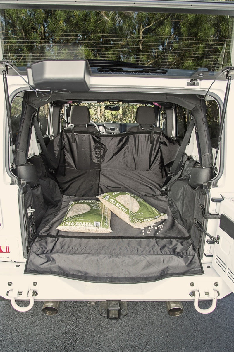Rugged Ridge 13260.01 C3 Cargo Cover W/O Subwoofer 07-18 Jeep Wrangler JKU 4 Door