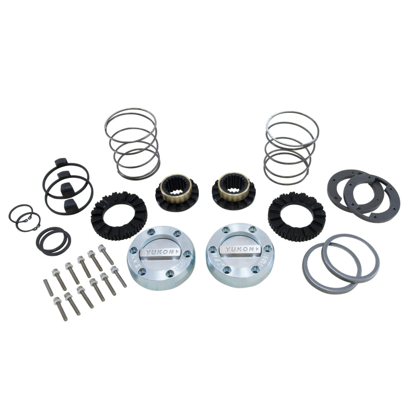 Yukon Gear & Axle YHC70006 Yukon Gear Hardcore Locking Hub Set For Dana 44 / GM & Ford 1/2 & 3/4 Ton / 19 Spline