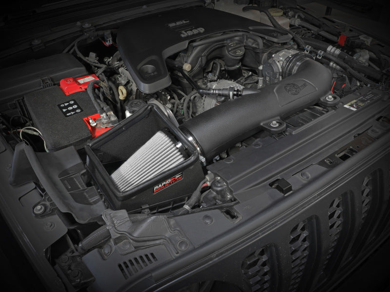 aFe 52-10008D Magnum FORCE Pro Dry S Cold Air Intake System 18-21 Jeep Wrangler(JL)/Gladiator(JT) 3.6L