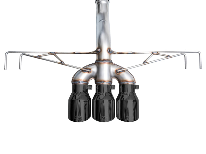 AWE Tuning 3020-53287 2023 Honda Civic Type R FL5 Track Edition Exhaust w/ Triple Diamond Black Tips