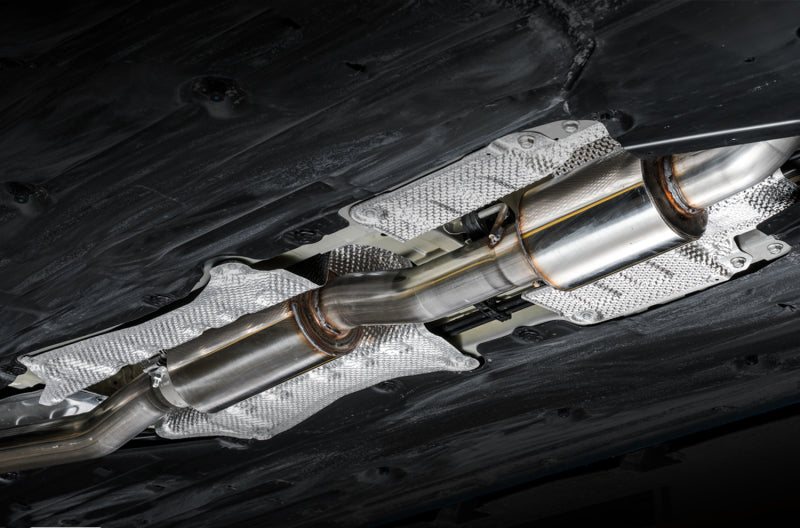 AWE Tuning 3015-43000 2017+ Honda Civic Type R Touring Edition Exhaust w/Front & Mid Pipe - Diamond Blk Tips