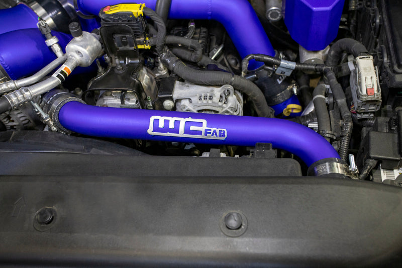 Wehrli WCF100742-GRY 17-19 Chevrolet 6.6L L5P Duramax Upper Coolant Pipe - WCFab Grey