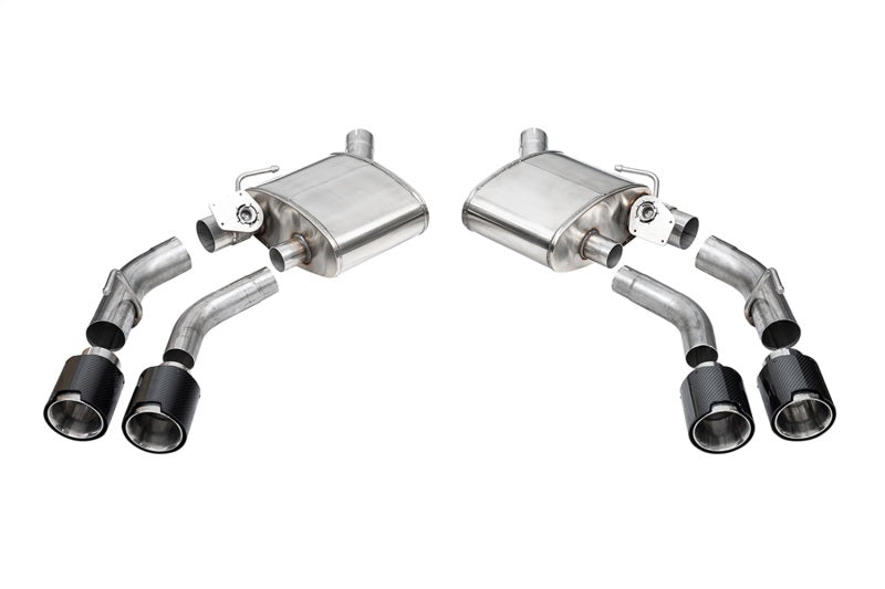 CORSA Performance 21789CF Corsa 2016-2024 Chevrolet Camaro SS / ZL1 Valved Axle-Back Exhaust w/ Carbon Fiber Quad Tips