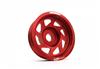 Perrin Performance PSP-ENG-100RD PERRIN 93-14 Subaru Impreza (Incl. 02-14 WRX) / 04-21 STI Lightened Crank Pulley - Red