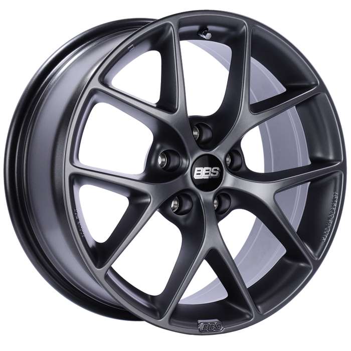 BBS SR017SG SR 18x8 5x114.3 ET40 Satin Grey Wheel -82mm PFS/Clip Required