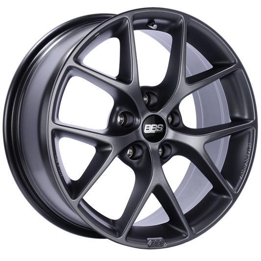 BBS SR005SG SR 17x7.5 5x112 ET45 Satin Grey Wheel -82mm PFS/Clip Required