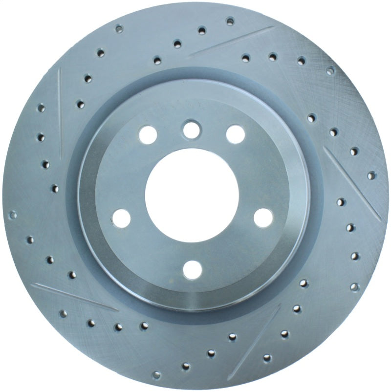Stoptech 227.34080R StopTech Select Sport 07-13 BMW 335i Slotted & Drilled Vented Right Rear Brake Rotor