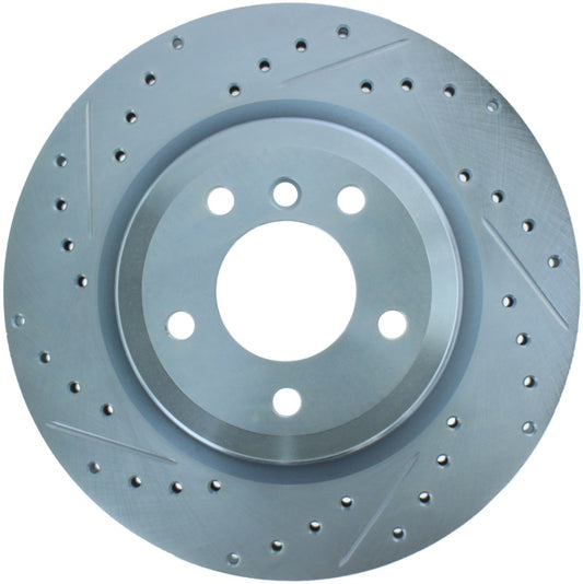 Stoptech 227.34080R StopTech Select Sport 07-13 BMW 335i Slotted & Drilled Vented Right Rear Brake Rotor