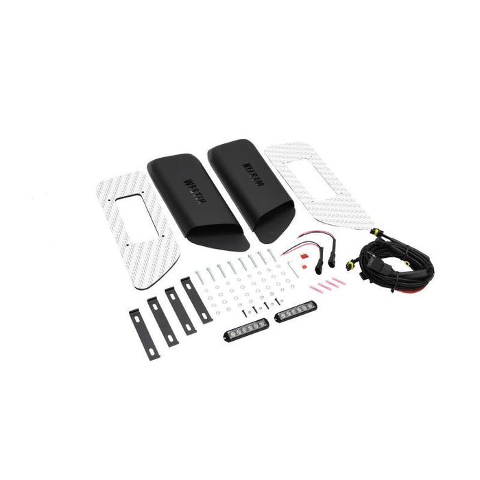 Westin 62-41115 18-20 Jeep Wrangler JL 2dr LED Hood Scoops - Textured Black