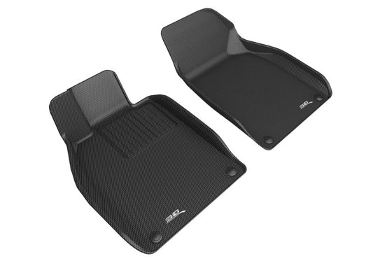 3D MAXpider L1PO02211509 Custom Fit KAGU Floor Mat (BLACK) Compatible for PORSCHE BOXSTER/CAYMAN/718 2013-2023 -