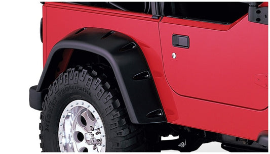 Bushwacker 10030-07 97-06 Jeep TJ Max Pocket Style Flares 2pc - Black