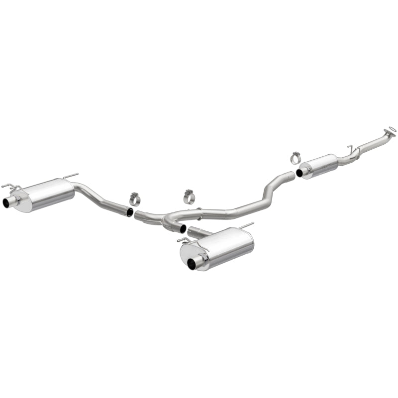 Magnaflow 19393 MagnaFlow CatBack 2018 Honda Accord L4 2.0LGAS 2.5in Dual Outlet Stainless Street Series Exhaust