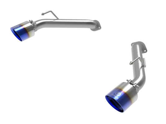 aFe 49-36137-L 2023 Nissan Z V6-3.0L (tt) Takeda Stainless Steel Axle-Back Exhaust System w/ Blue Flame Tip