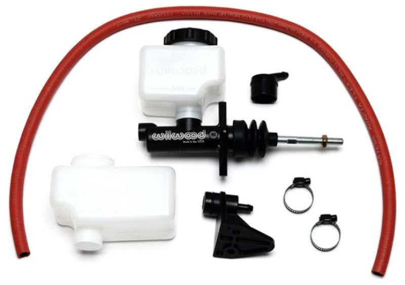 Wilwood 260-13620 Short Remote M/C Kit 13/16in Bore 3/8in-24 Banjo Outlet