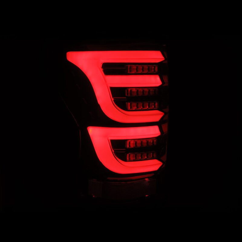 AlphaRex 670040 07-13 Toyota Tundra LUXX-Series LED Tail Lights Alpha-Black